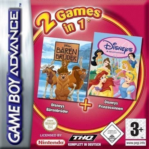 2 In 1 - El Rey Leon Y Disney Princesas (S) (USA) Game Cover
